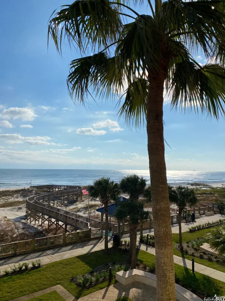 view from balcony at The Beach Club Resort and Spa