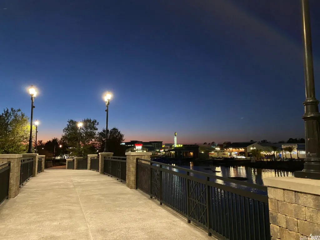 bridge over lake at OWA