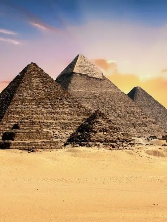 Pyramids of Giza are one of the most popular bucket list destinations