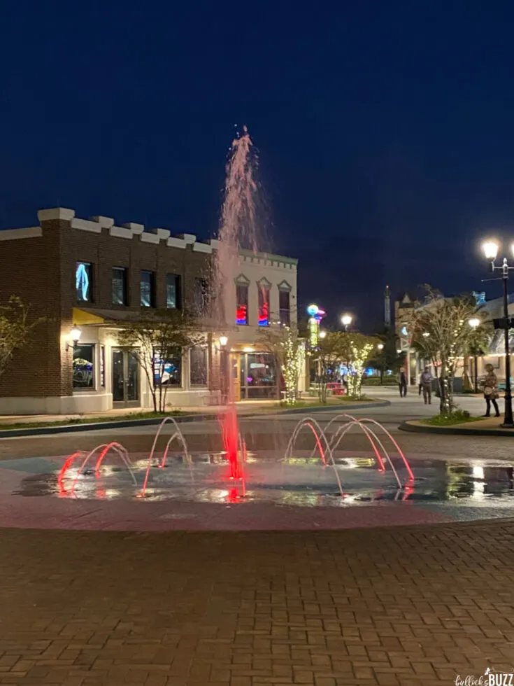 splash pad fountain at OWA and the Park at OWA