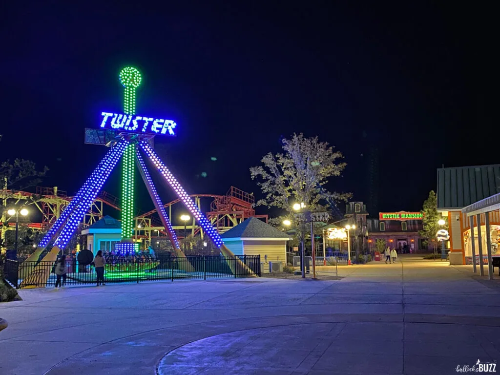 Twister ride at The Park at OWA