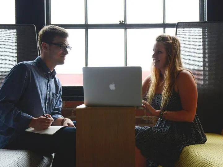 couple talking about financial toolkit and their goals