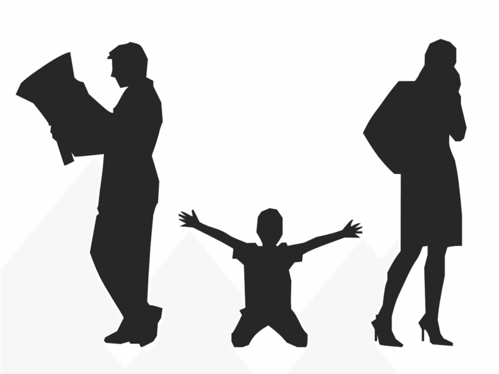 children are always caught in the middle like this one when it comes to divorce and child custody