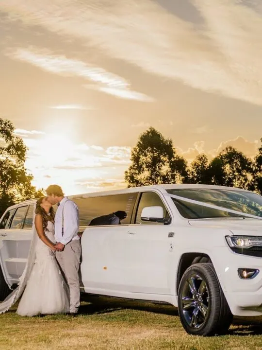 hire a limo like this one for your wedding