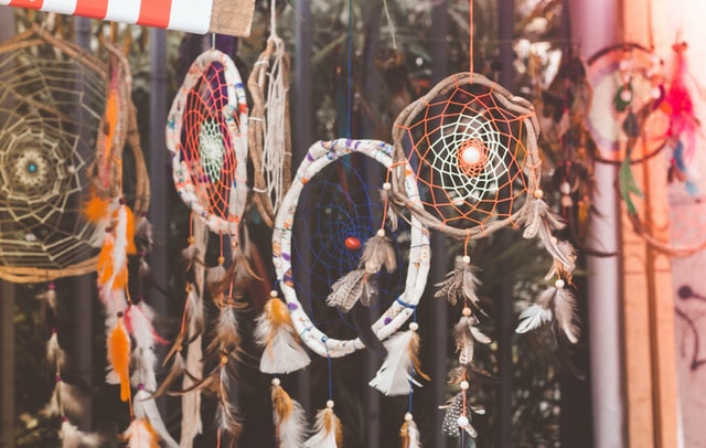 making dream catchers is a craft to try with your kid
