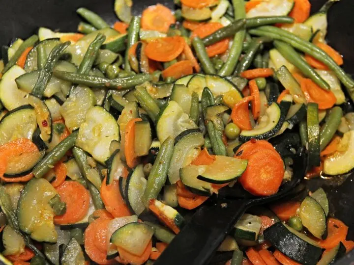 vegetable stir fry for boosting protein on a plant-based diet