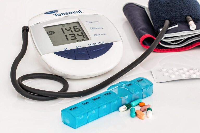 blood pressure montior and medicines to help keep your heart healthy