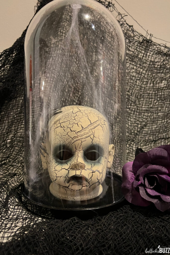 DIY Halloween Cloche idea during the day