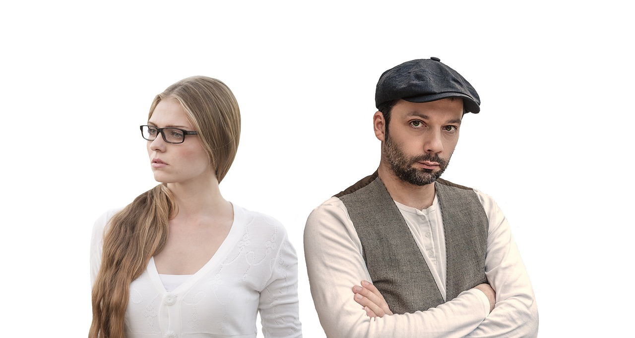 couple arguing before filing for divorce