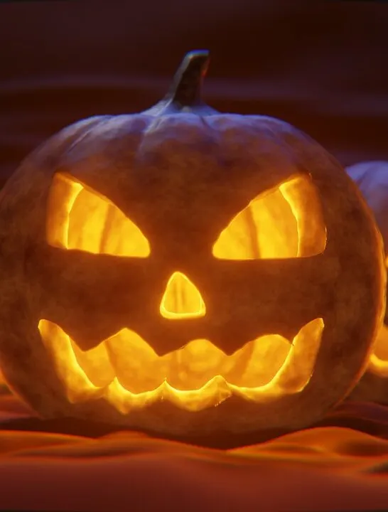 carving jack o lanterns like these is one of the best things to do this Halloween
