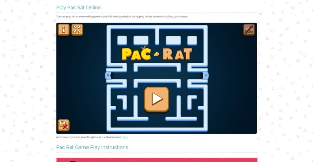 pac-rat game