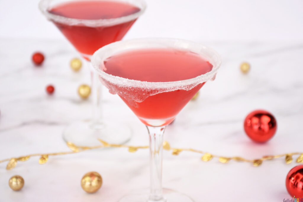 two red cocktails
