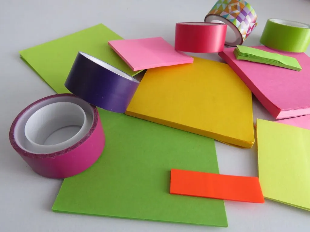 crafting with tape is just one of the many uses of tape