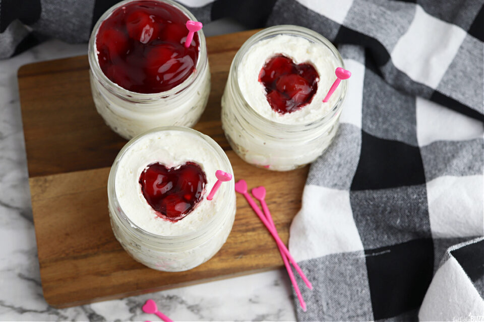 Cherry Cheesecake Jars Best Cheesecake In A Jar Recipe For Valentine