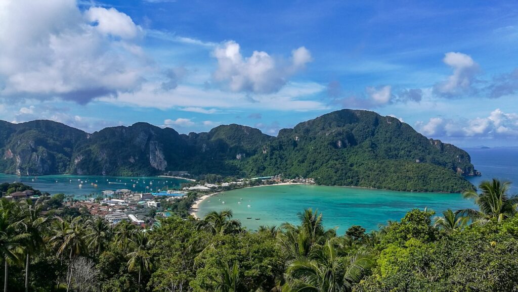 the gorgeous Phi Phi Islands are a must-see pm your trip to Thailand
