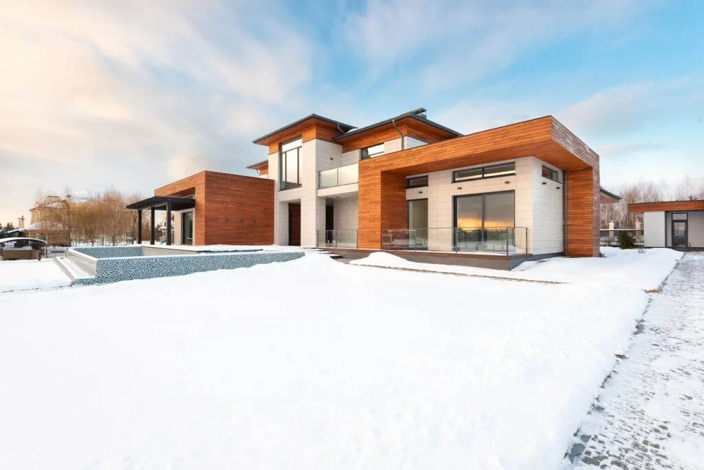 timber cladding on a contemporary home