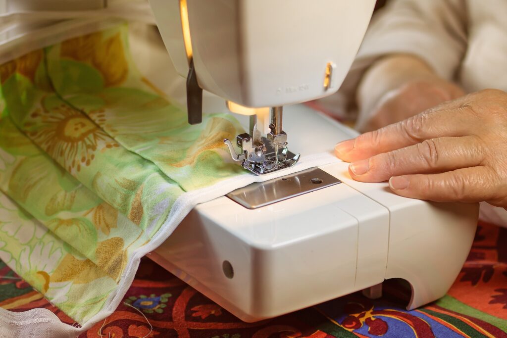 common sewing machine problems on machines like the one this lady is using