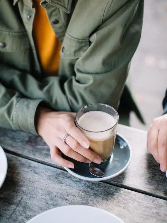 person drinking coffee knowing the health benefits of coffee