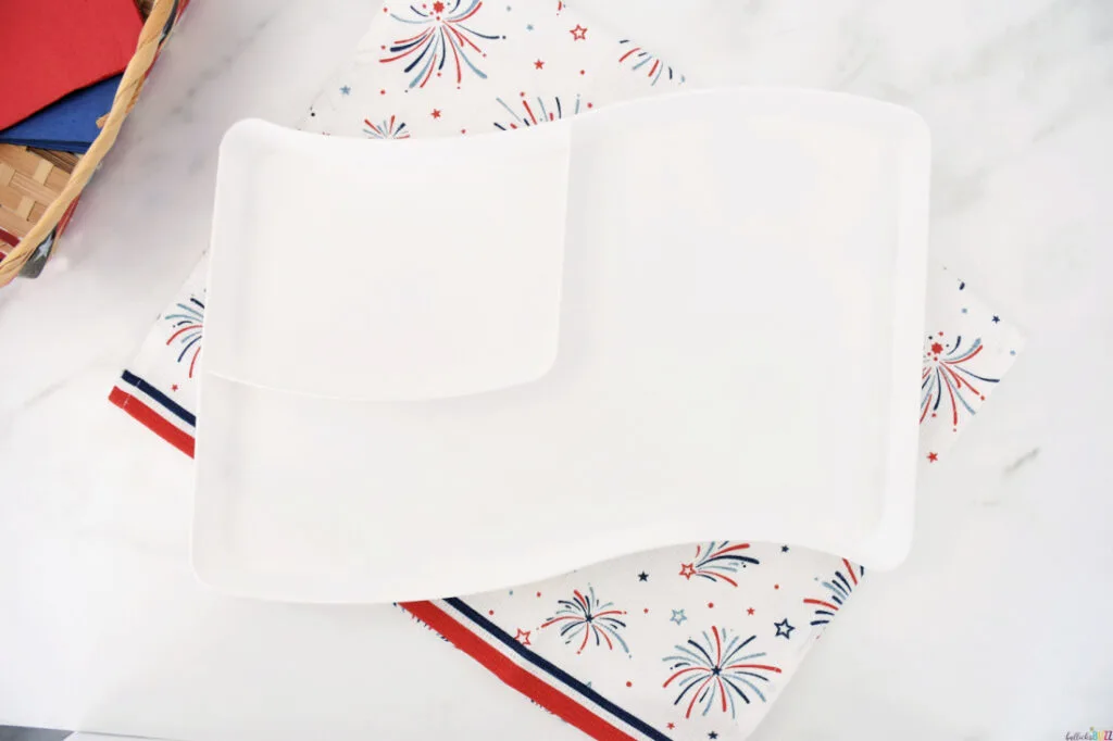 American Flag tray from Target dollar picks