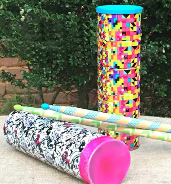 DIY crafts for kids like these percussion instruments