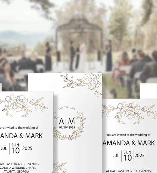 diy wedding invitation design