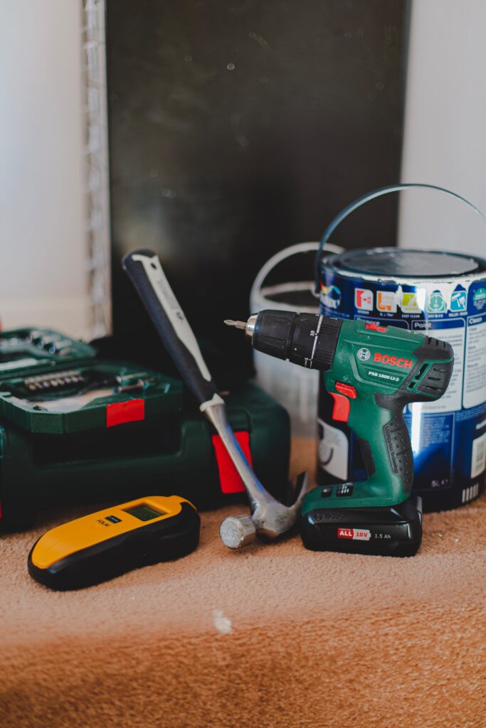 several tools that can be used during a home reno