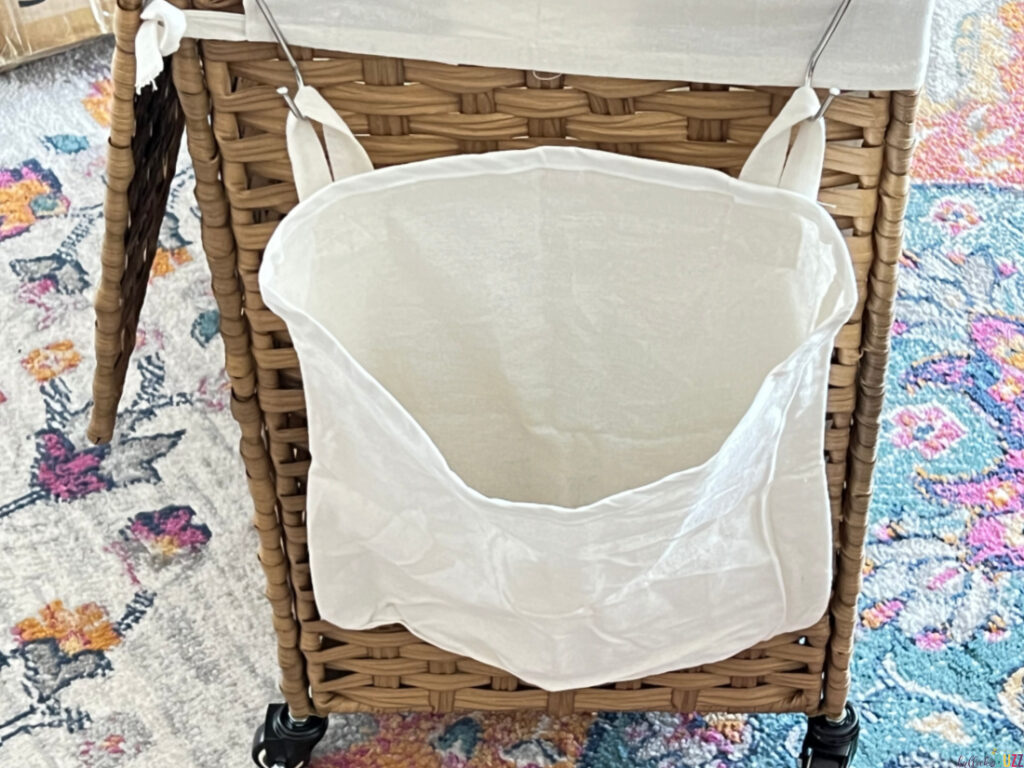 Songmics laundry hamper with hanging bag