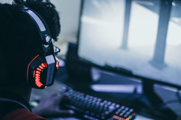 A person online gaming. In addition to having the proper tools, managing your online gaming time is an important part of playing.