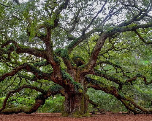 An old ivy-covered tree in South Carolina is one example of the state's natural beauty