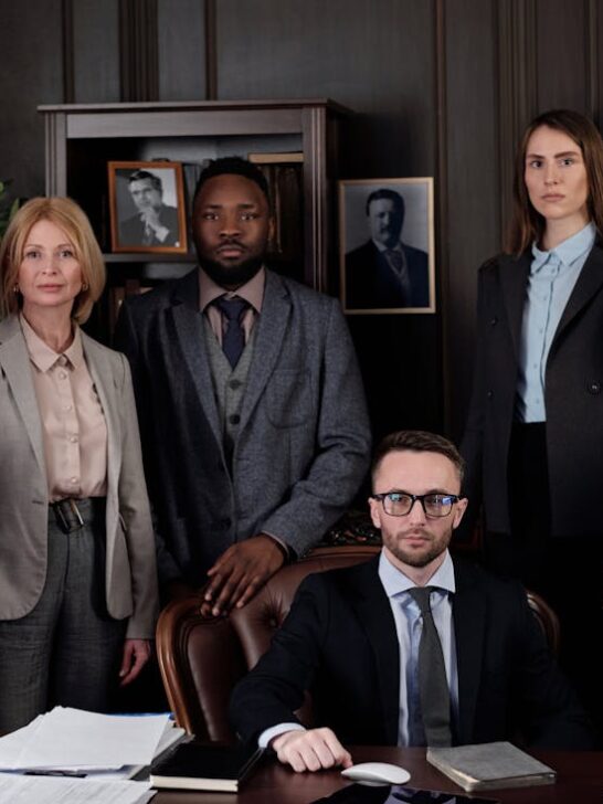 A group photo of a team of lawyers who provide expert representation for auto accidents