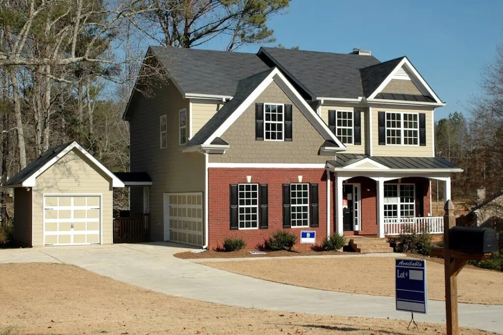 A two story house for sale whose owner is moving locally