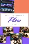 collage promoting Creative Fabrica's Flow AI Tool
