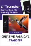 graphic collage showing images from creative fabricas transfer tool