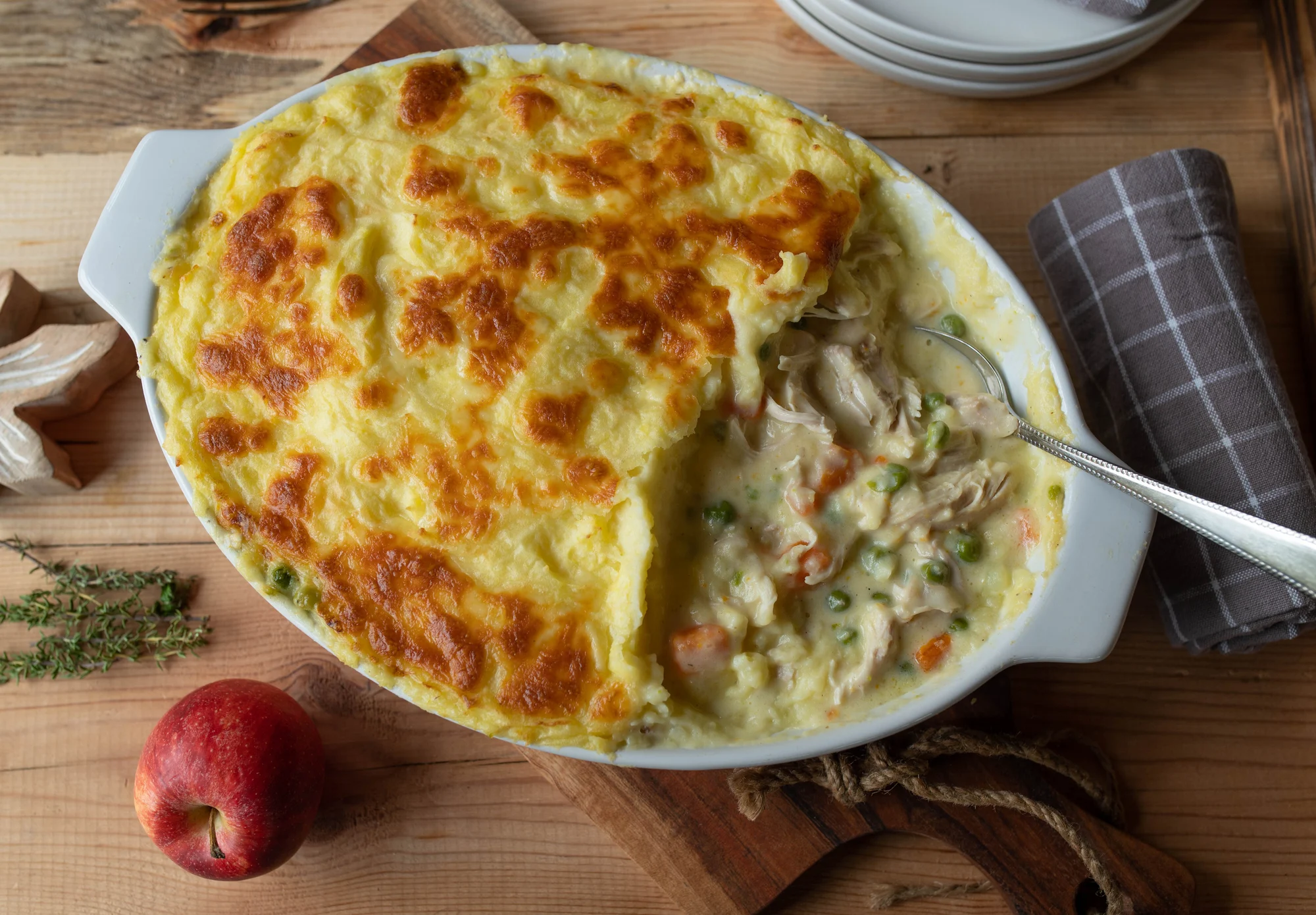 chicekn pot pie with chicken soup