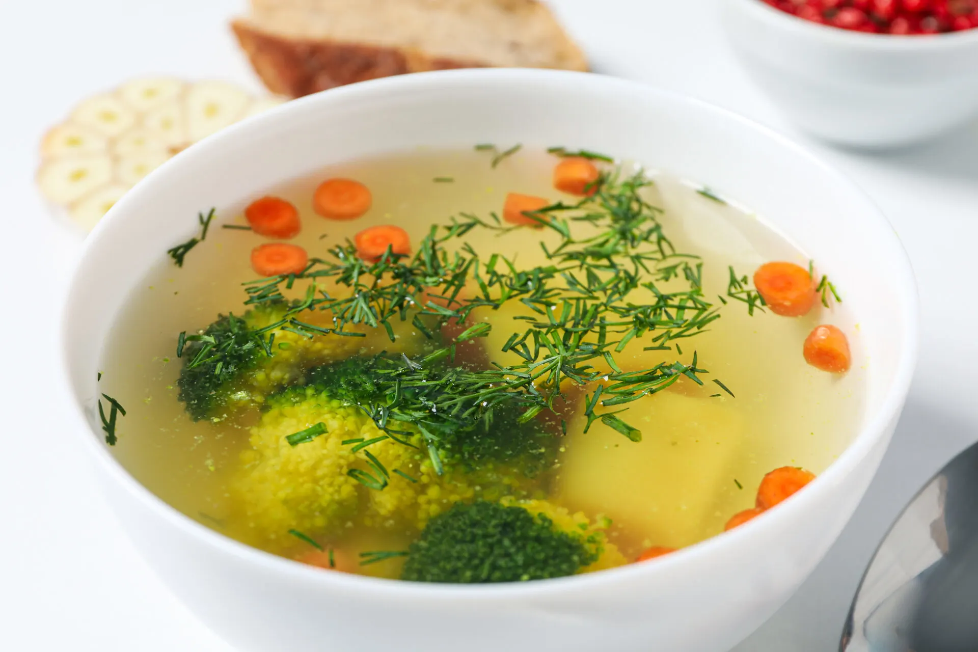 vegetable and quinoa soup