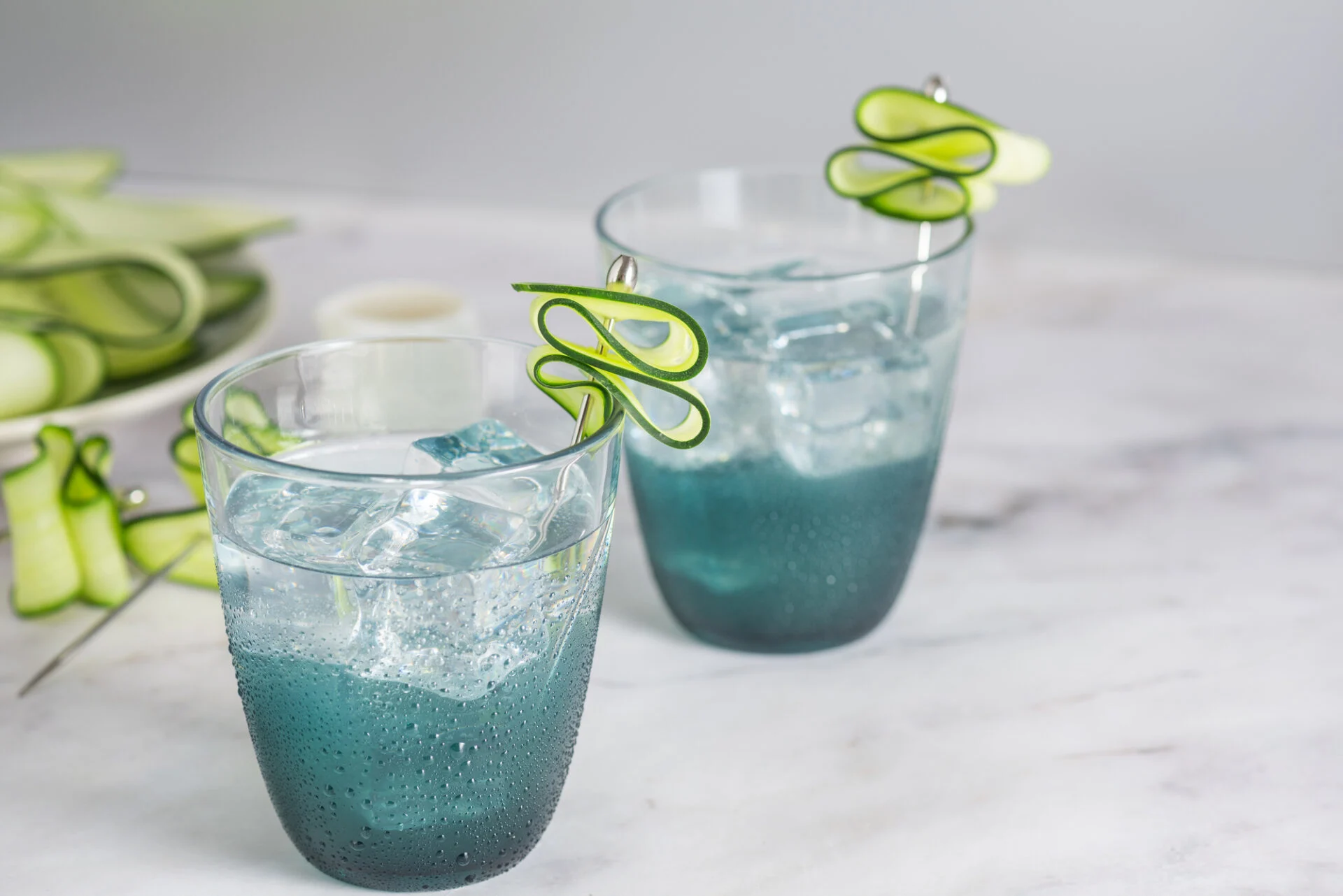Virgin Cucumber Gimlet an alcohol free cocktail
