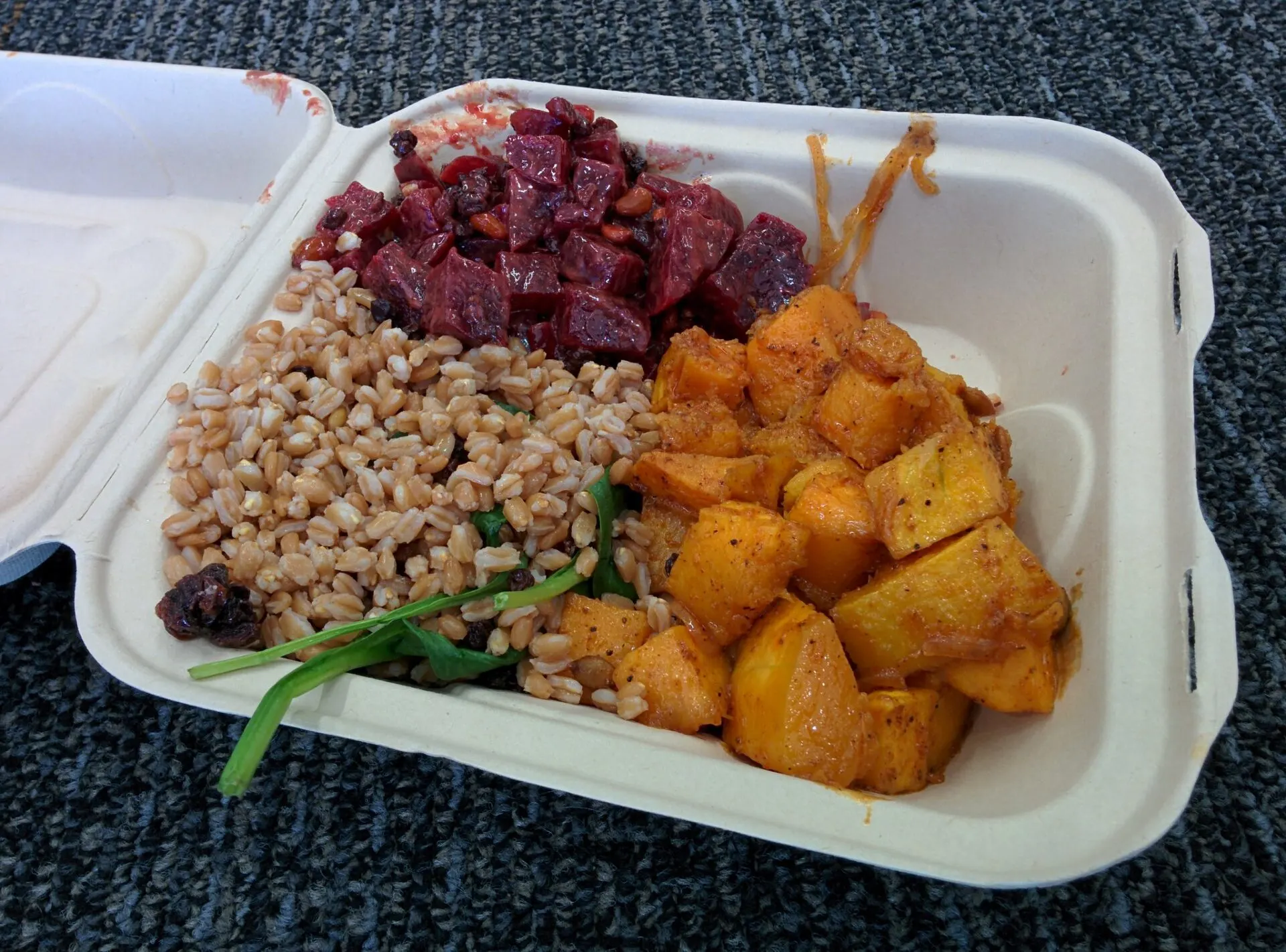 Farro and Roasted Beet Bowl