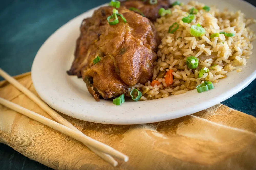 alt="Egg Foo Yung — Stock Photo, Image"
