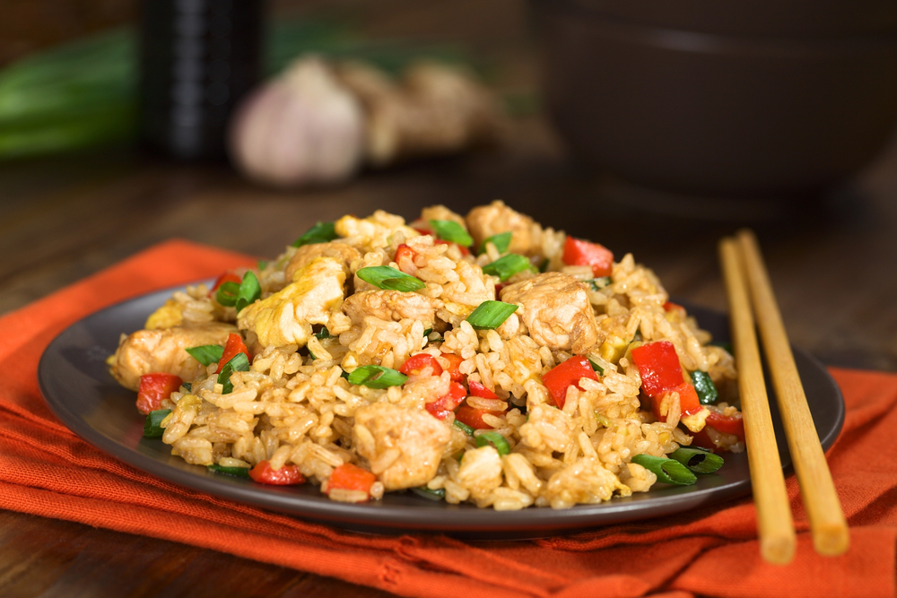 alt="Chinese Fried Rice — Stock Photo, Image"