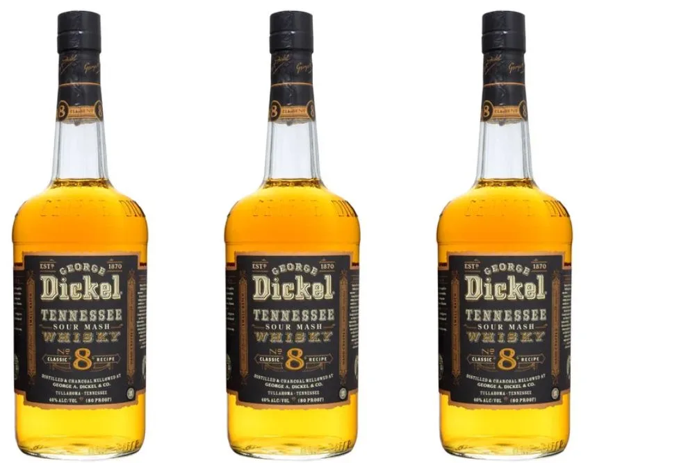VENICE, ITALY - AUGUST 2019. Bottle of American Tennessee Whiskey George Dickel Number 8 1 liter, 40%Vol. — Photo by gueriero93.gmail.com