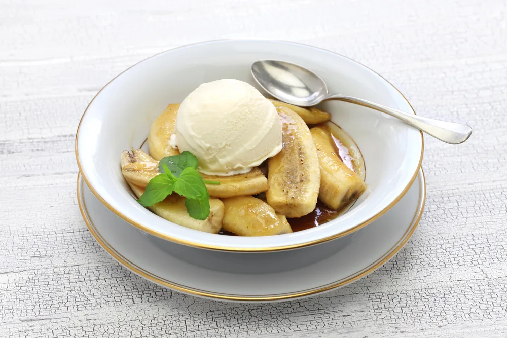 Bananas foster, american cuisine — Photo