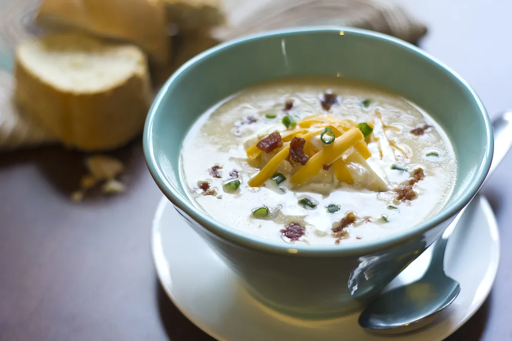 Loaded Baked Potato Soup — Photo