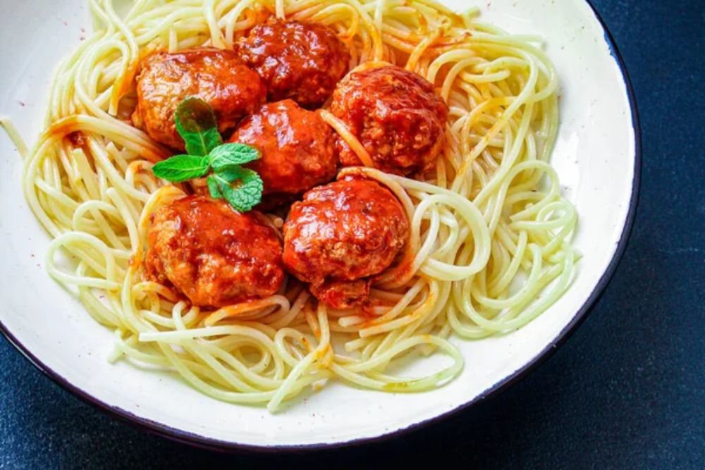 Spaghetti and Turkey Meatballs