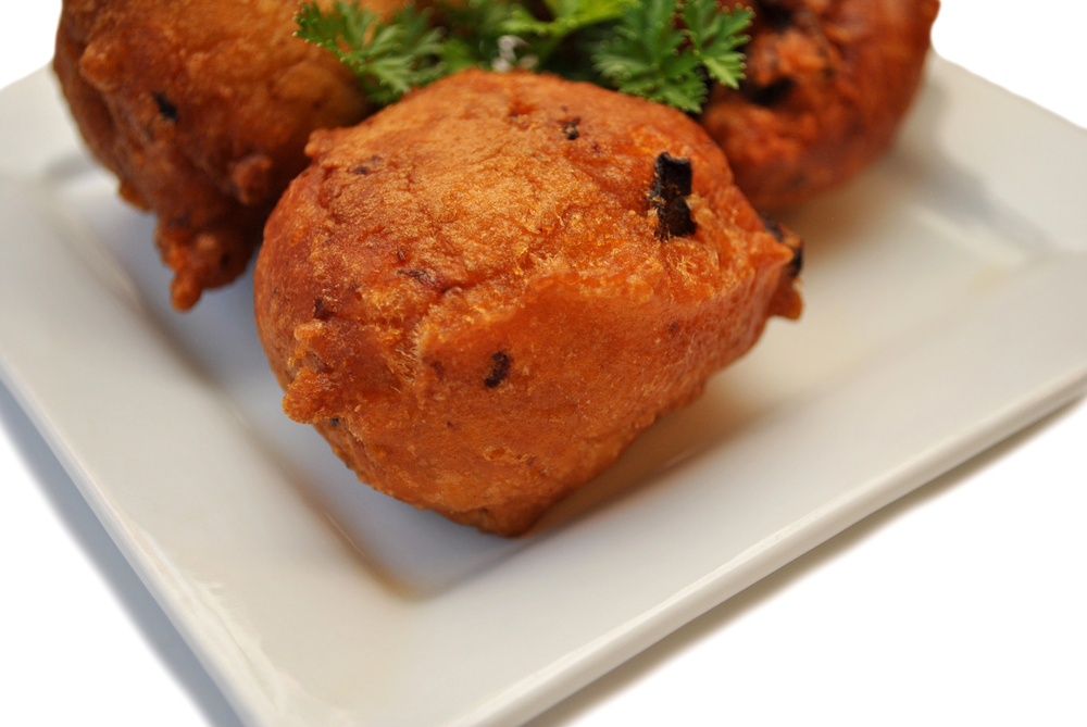 Clam Fritters Served as an Appetizer — Photo