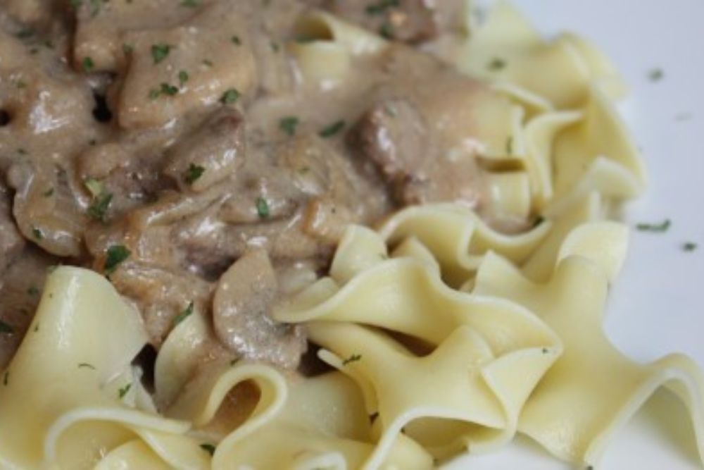 Russian Beef Stroganoff - You n Mine Recipes | Beef strogano… | Flickr