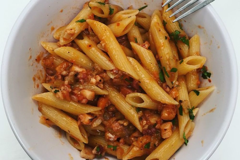 Penne with Octopus Ragu | Penne with harissa-spiked octopus … | Flickr