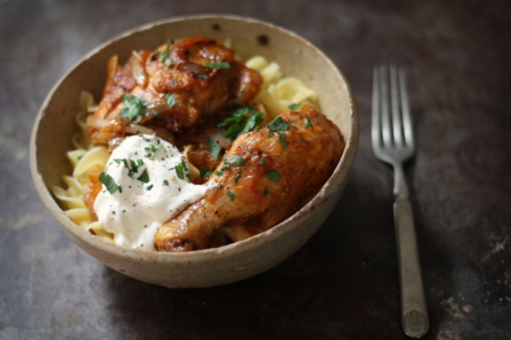 Hungarian Chicken Paprikash | www.timvidraeats.com/2014/02/h… | Flickr