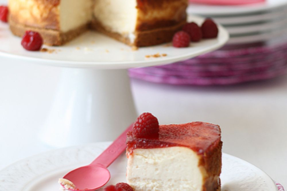 Raspberry cheesecake (IMG_7535) | by SandeeA Cocina