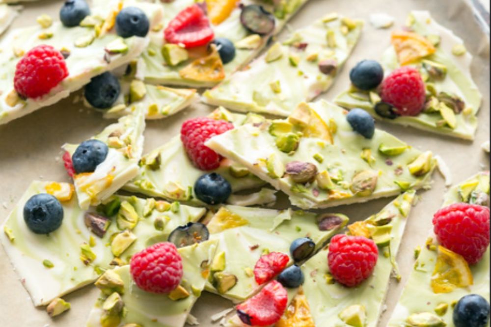 Spring White Chocolate Matcha Bark | by Yack_Attack