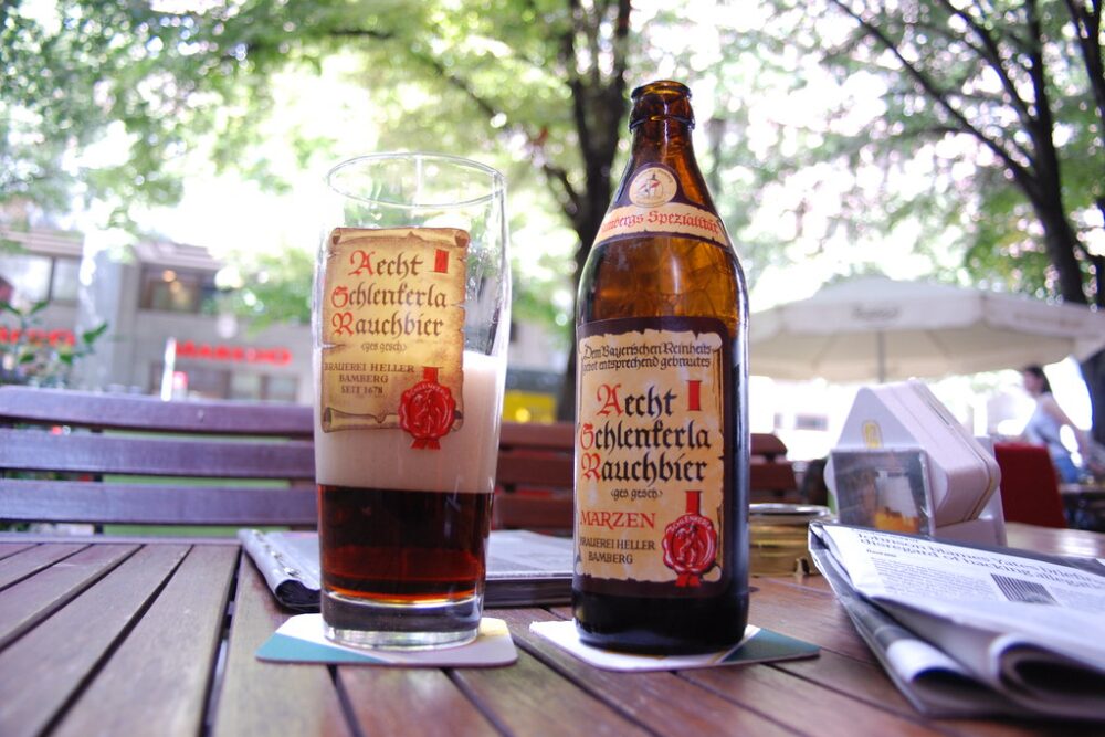 Aecht Schlenkerla Rauchbier am Haus der 100 Biere | by George M. Groutas